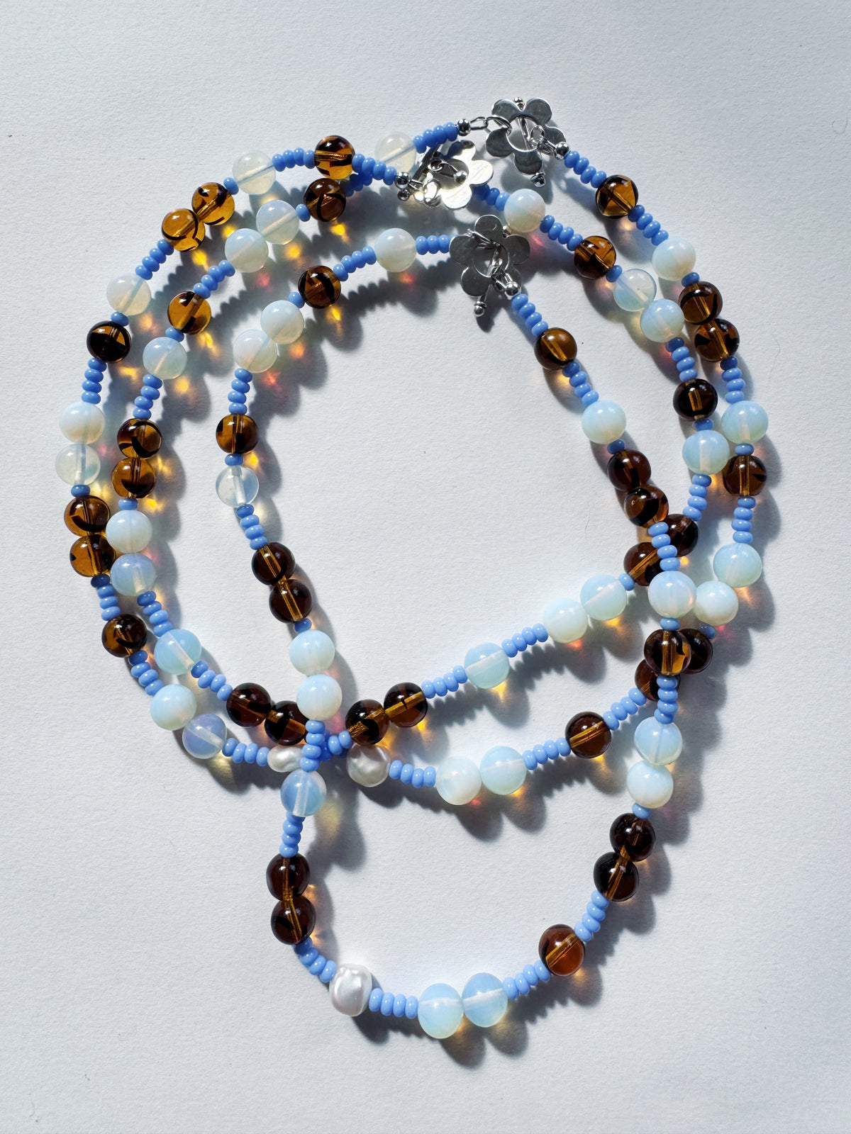 Coffee & Frost Necklace
