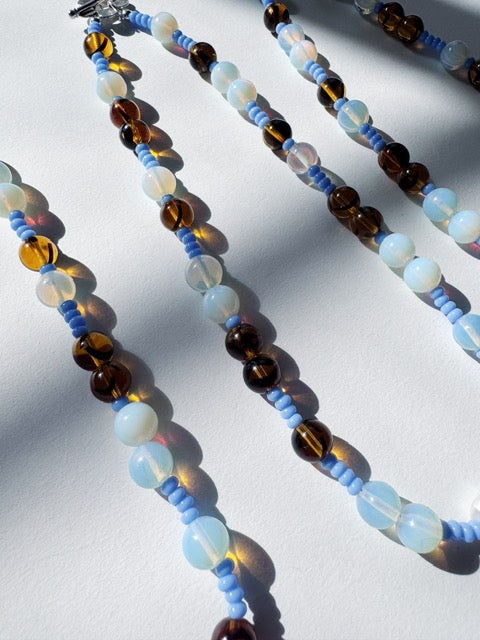 Coffee & Frost Necklace