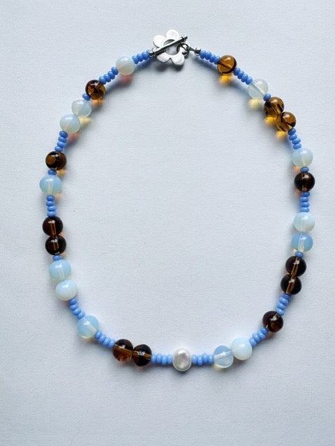 Coffee & Frost Necklace
